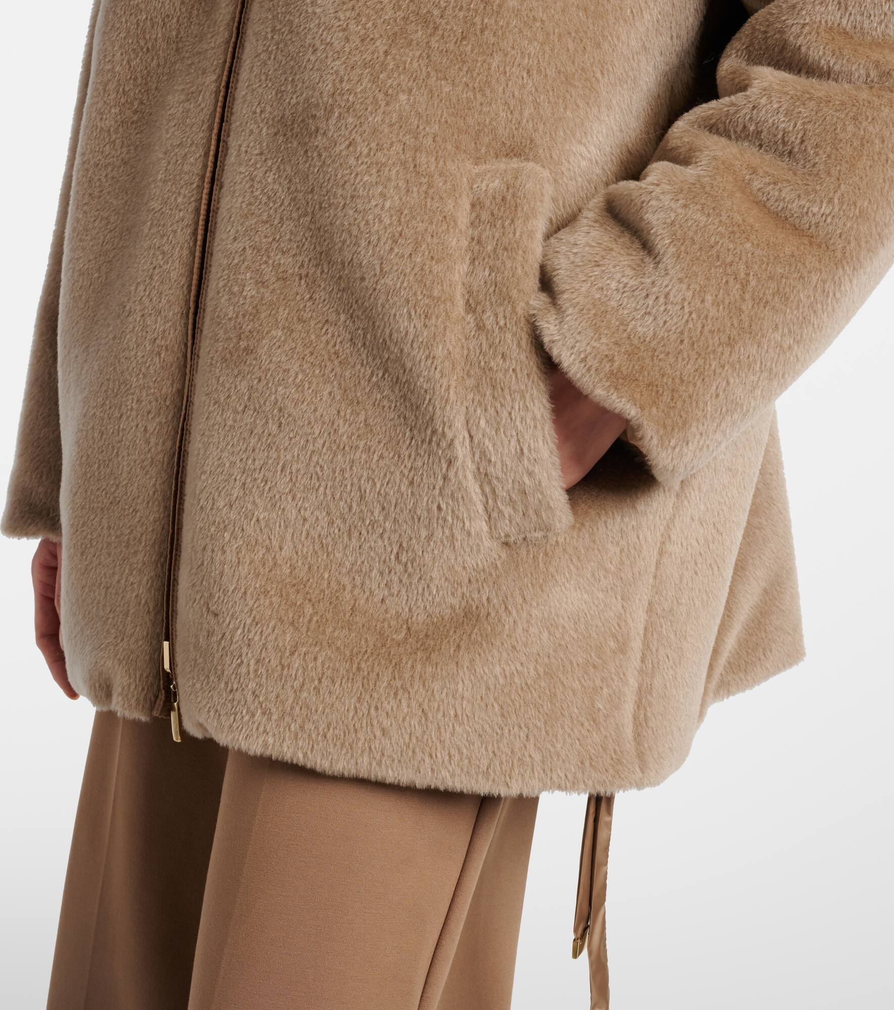Olivia reversible alpaca and wool down jacket - 5