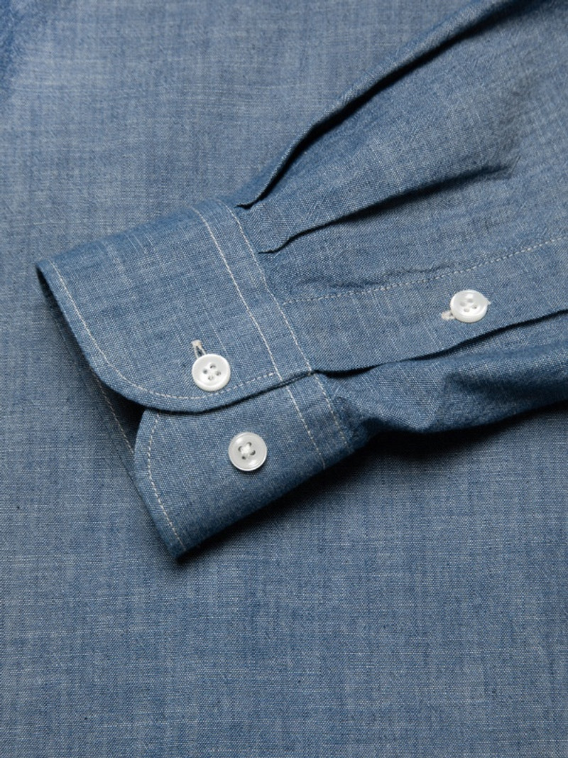 George Chambray Shirt Blue 5