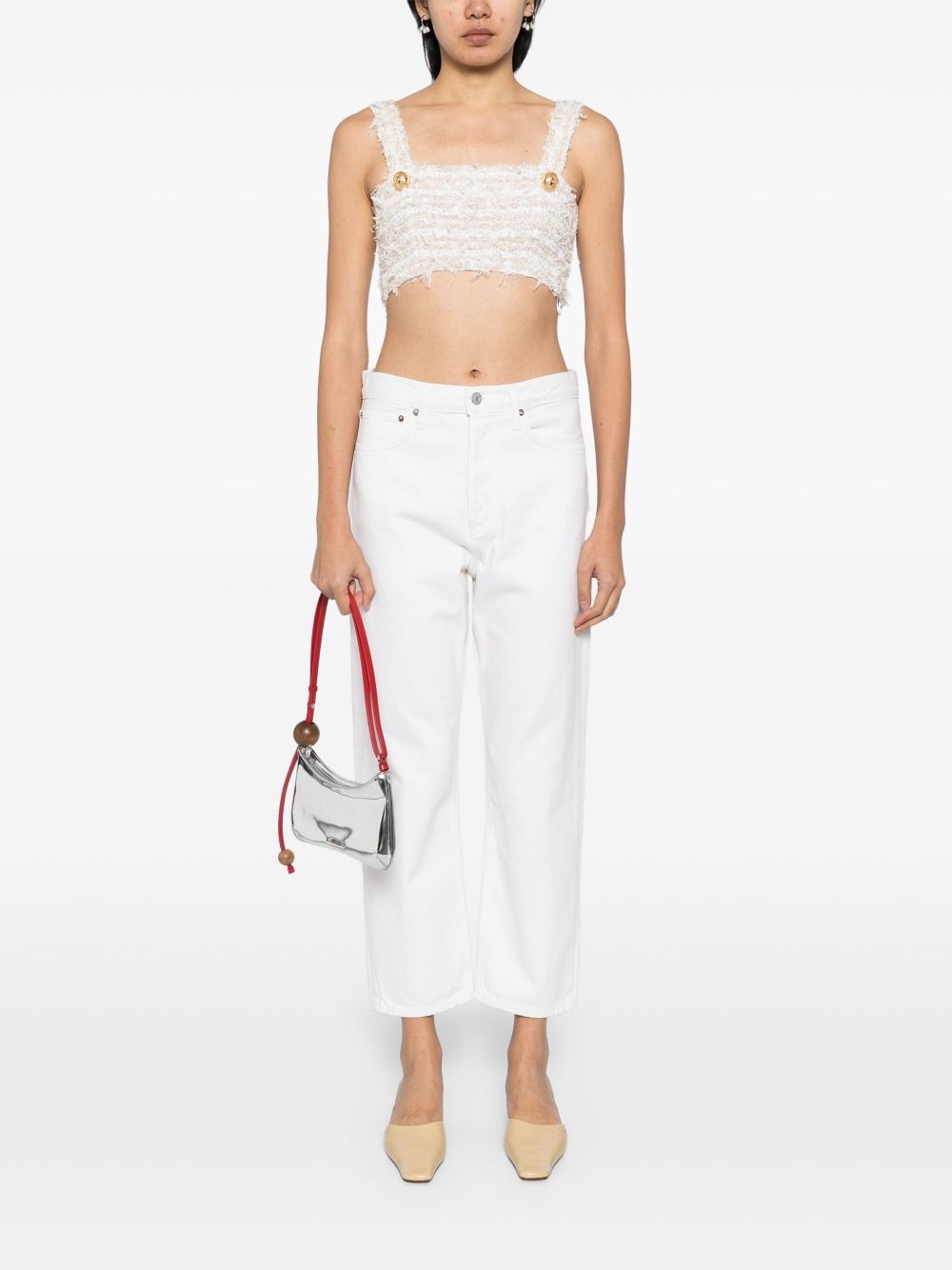 90's cropped jeans - 2