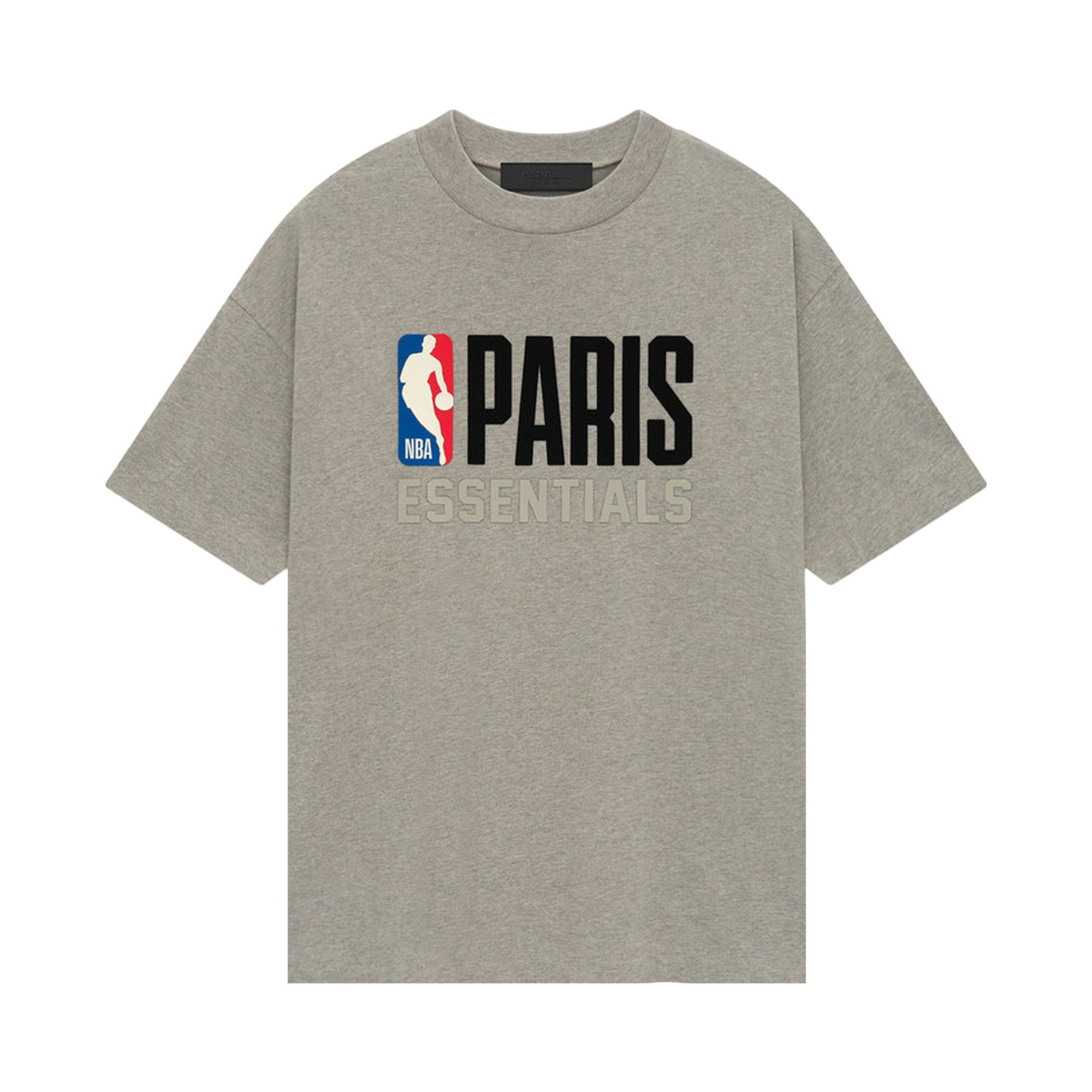 Fear of God Essentials x NBA Paris Tee 'Warm Heather' - 1