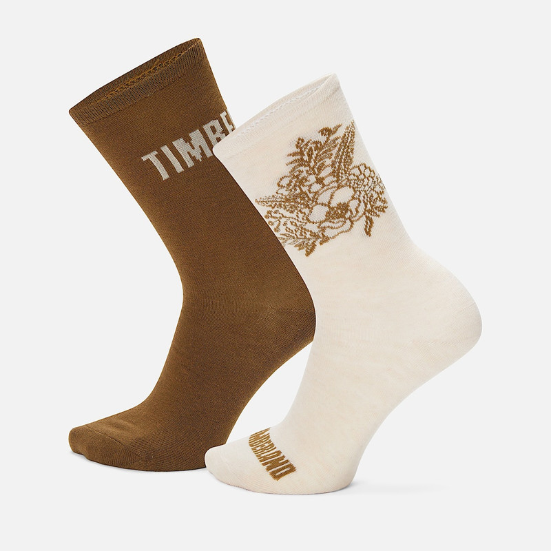 Women's 2-Pack Timberland® Floral Crew Sock 1
