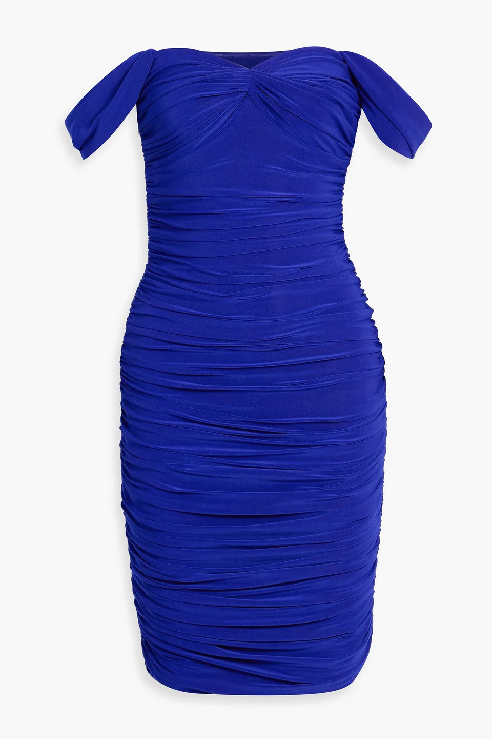 Off-the-shoulder stretch-jersey mini dress - 1