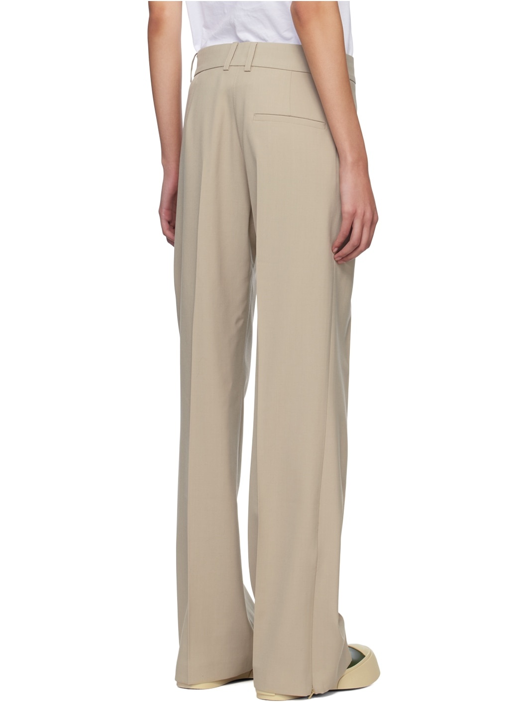 Beige Rie Trousers - 3