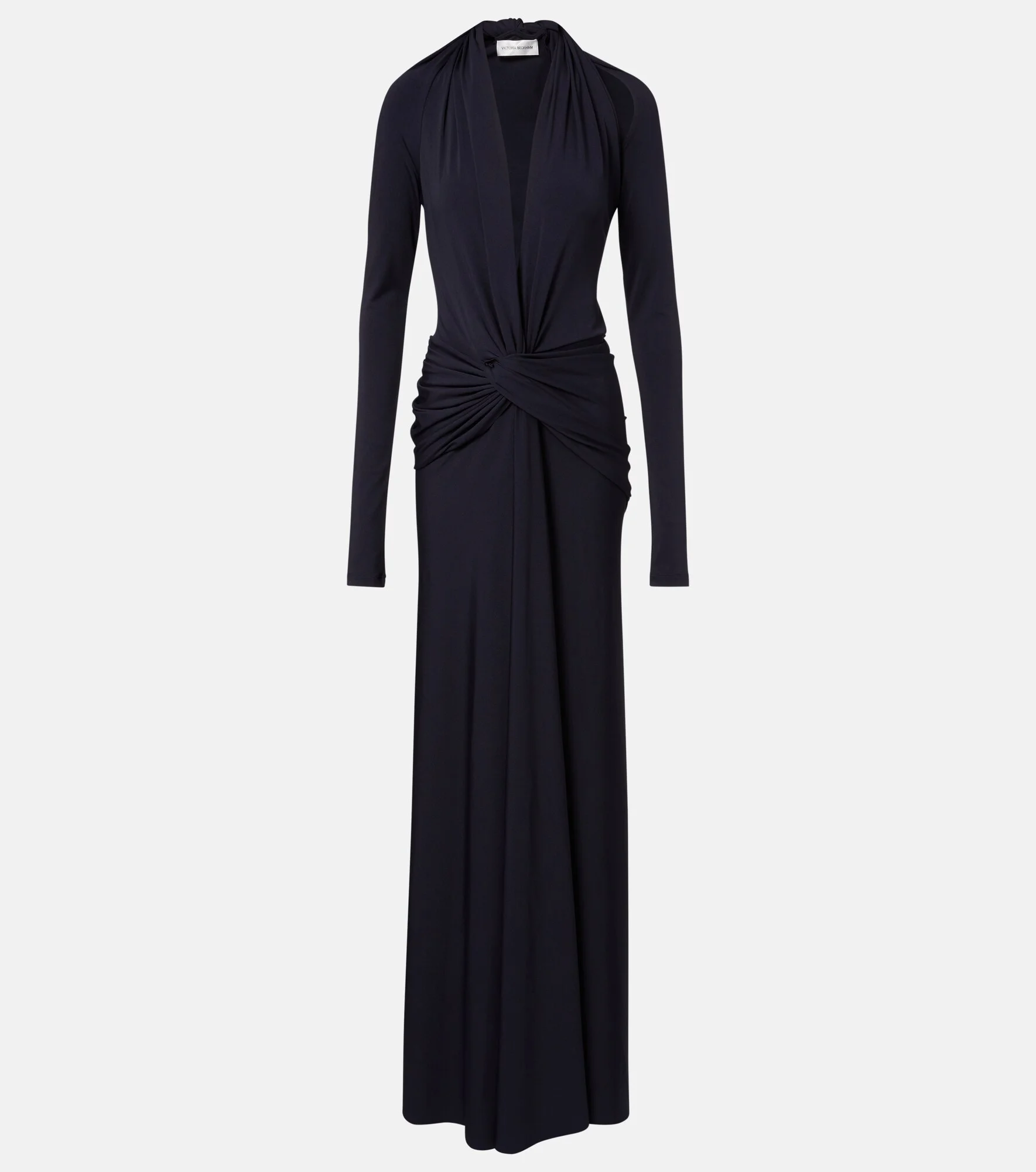 Gathered jersey gown - 1
