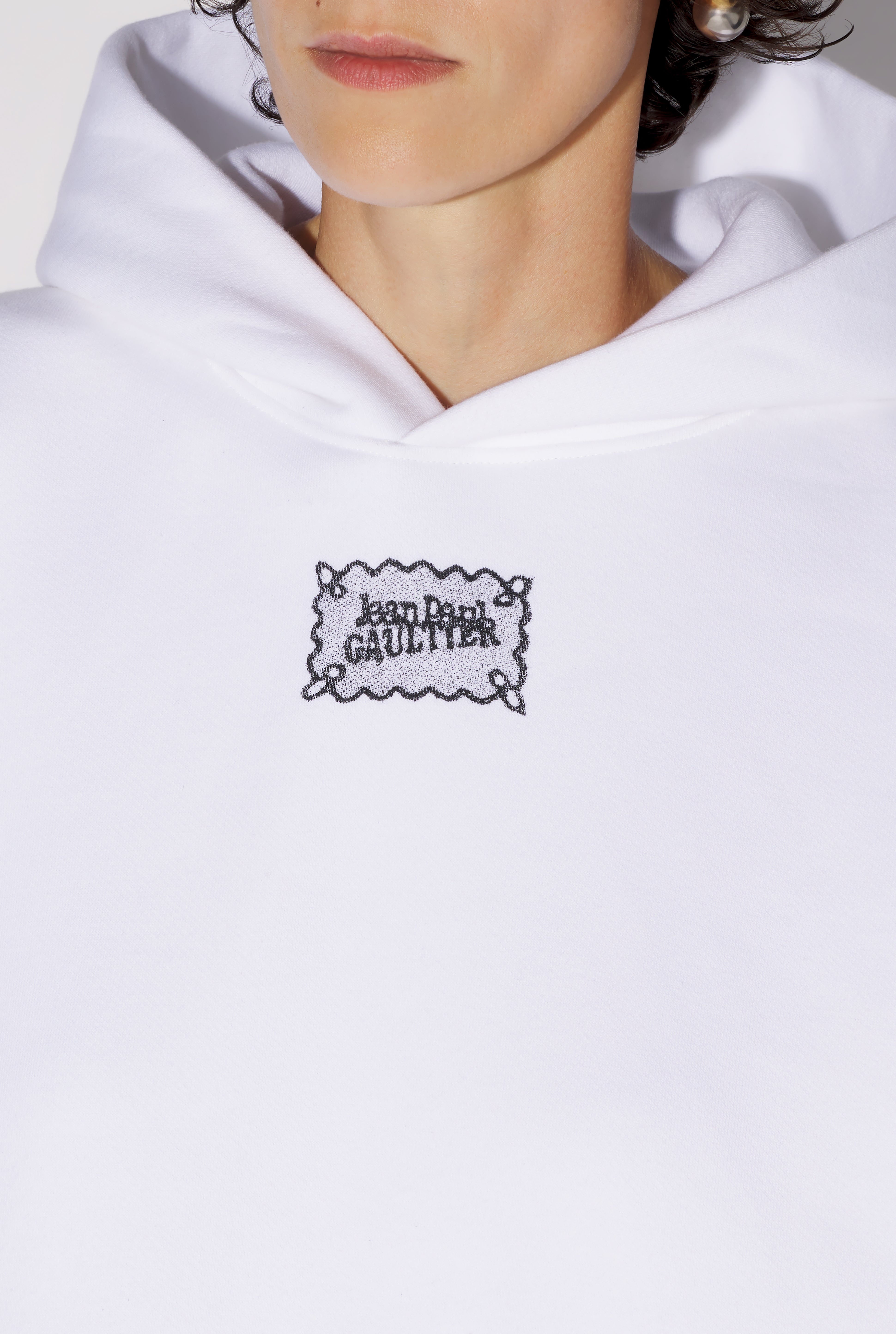 THE WHITE JEAN PAUL GAULTIER LABEL SWEATSHIRT - 4