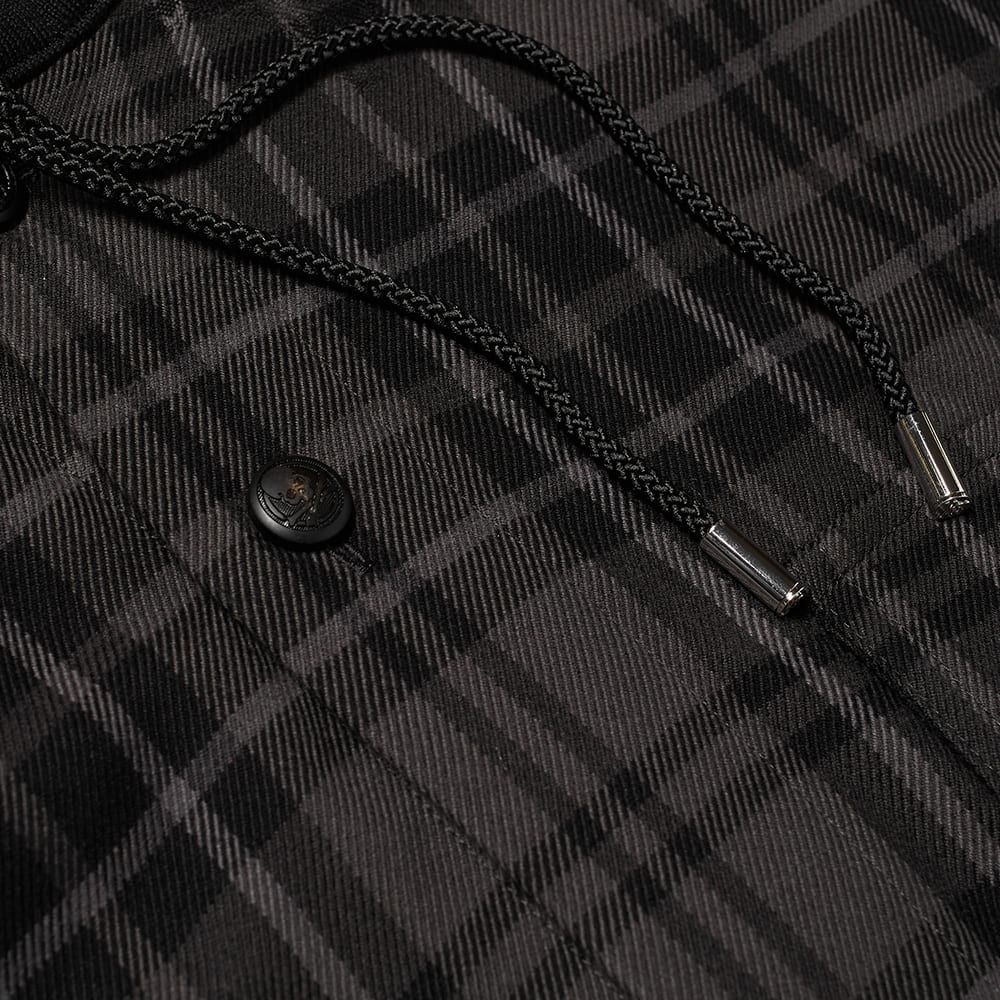 MASTERMIND WORLD Hooded Flannel Shirt - 2