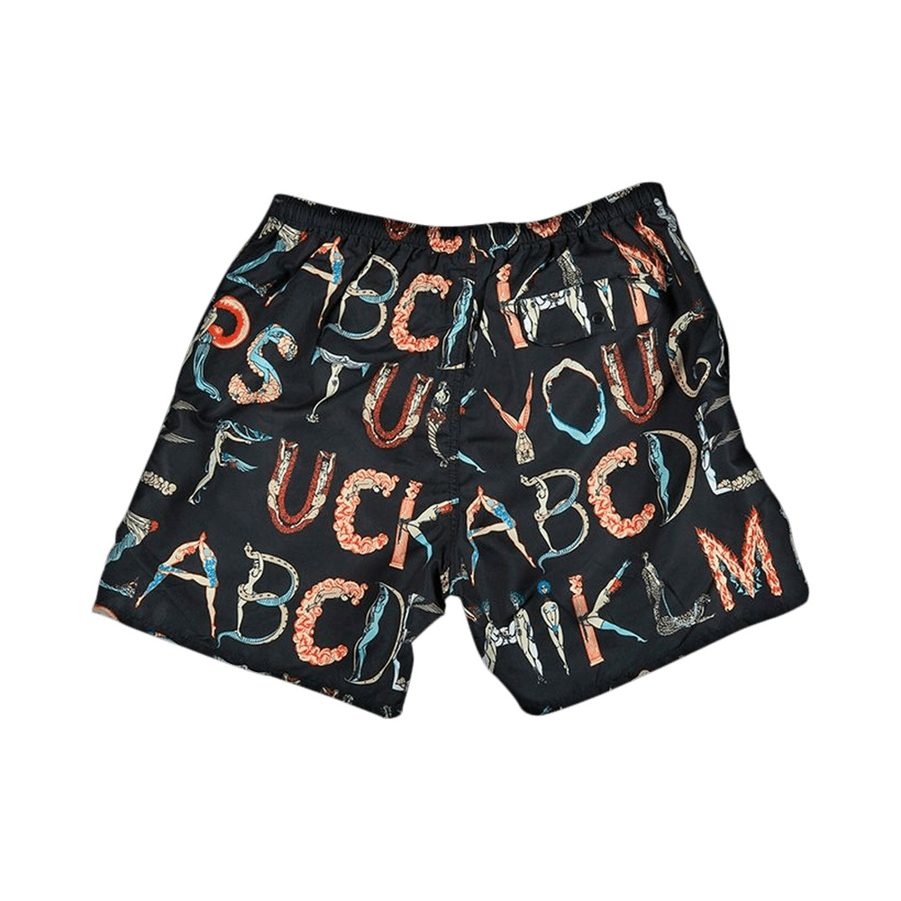 Supreme Supreme Alphabet Water Short 'Black' | REVERSIBLE