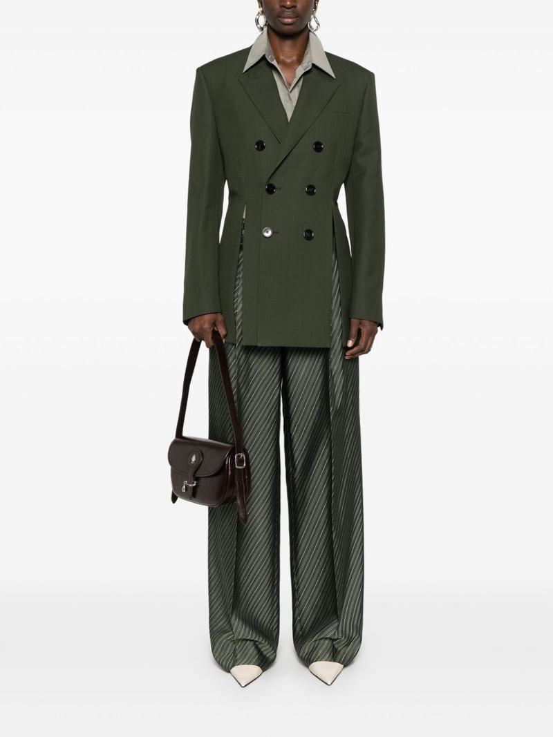 AMI Paris front-slits blazer outlook