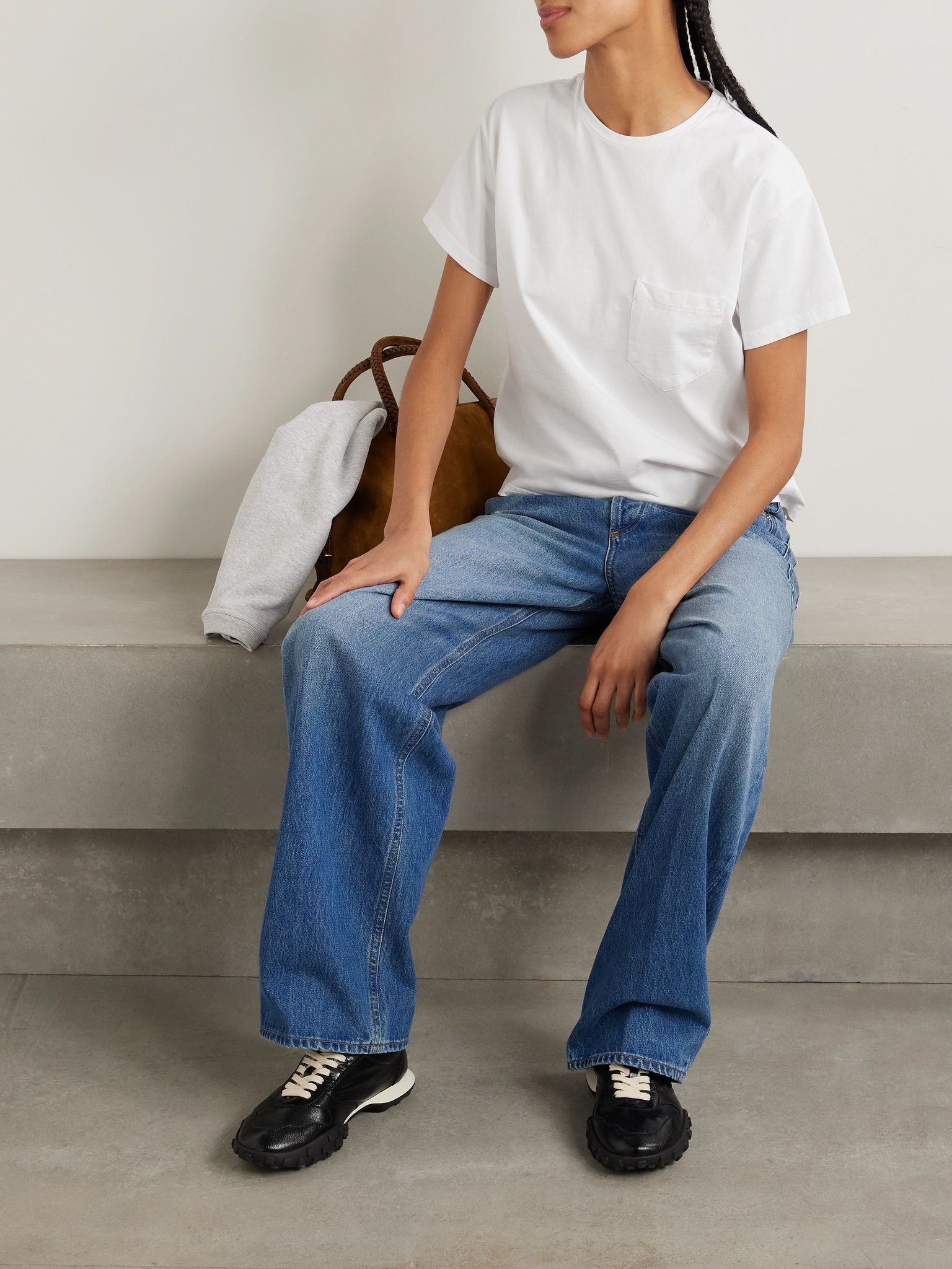 + Argent Maybelle cotton-jersey T-shirt White - 2