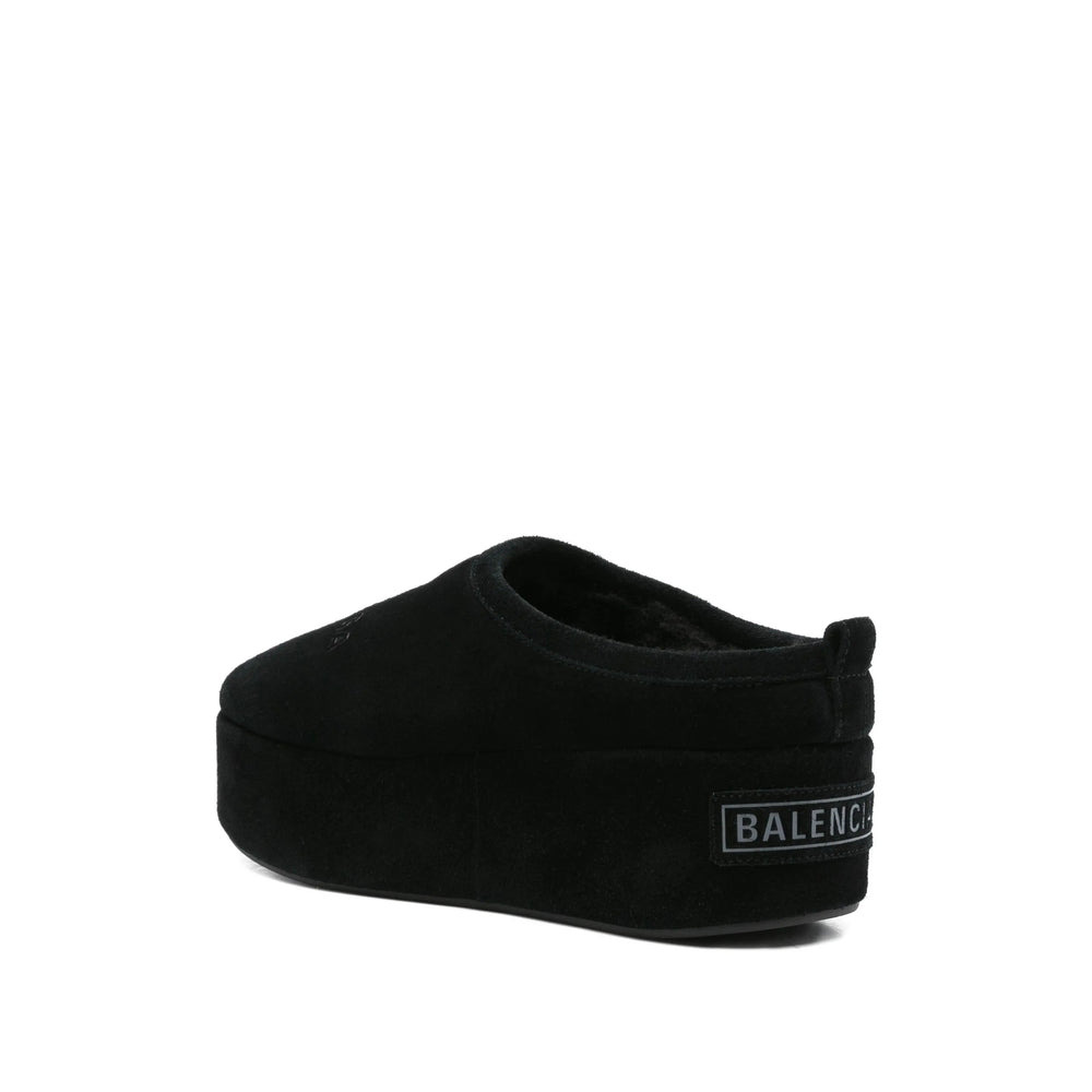Balenciaga Black Flip-Flops & Slides Women - 4