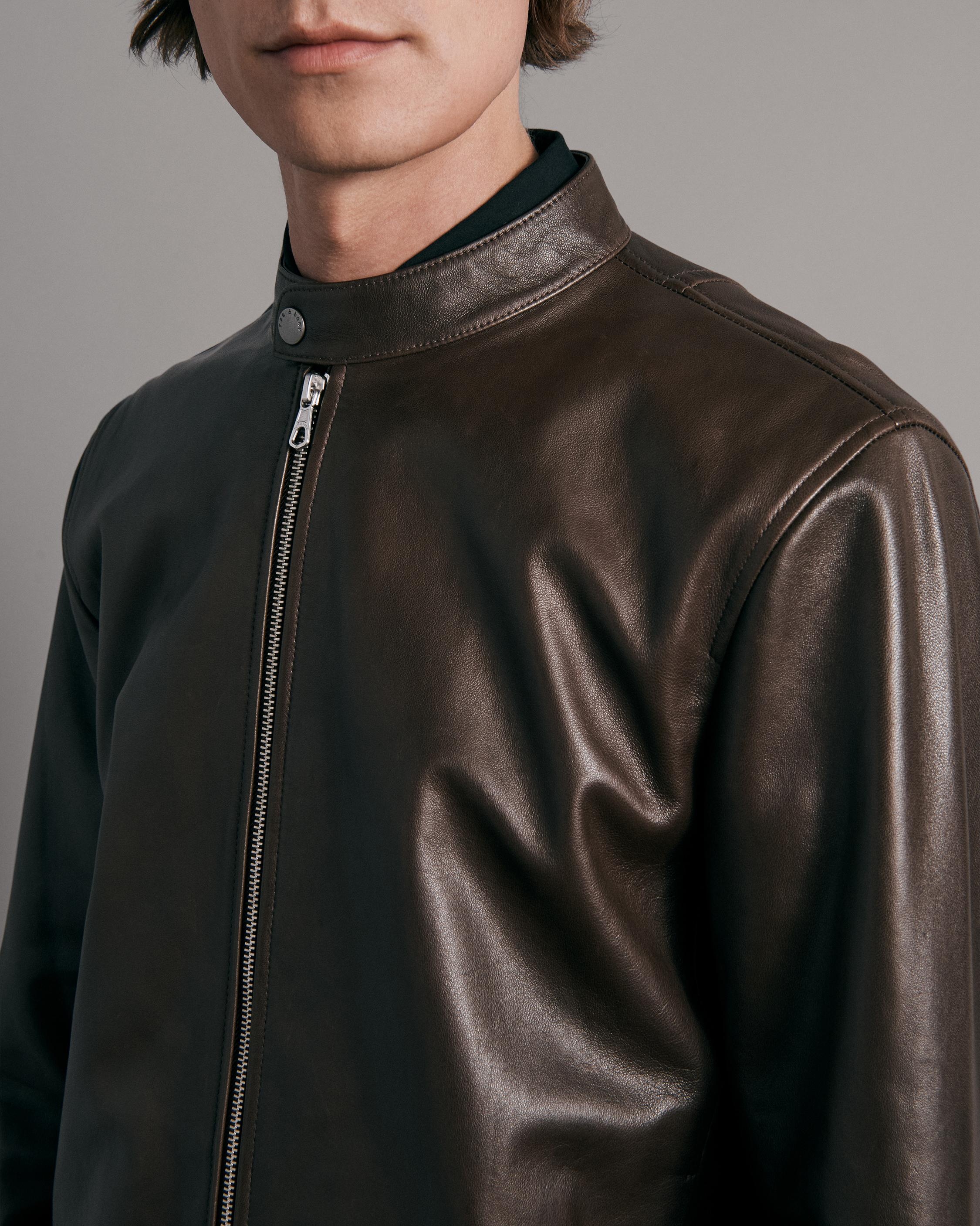 Archive Leather Café Racer
Slim Fit Jacket - 6