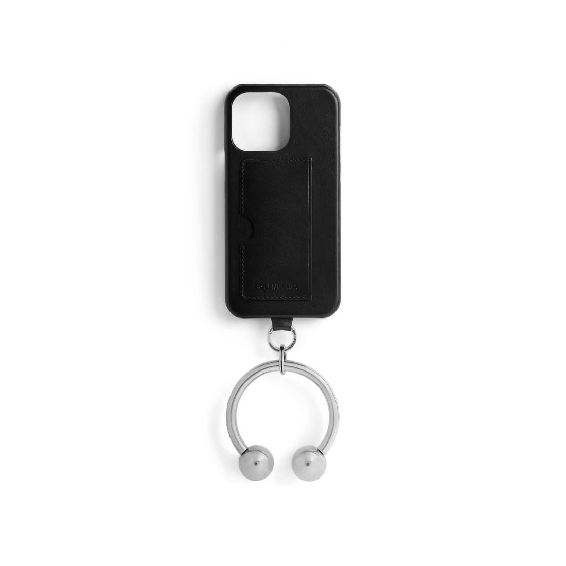 Men's Piercing Phone Case in Black - 1