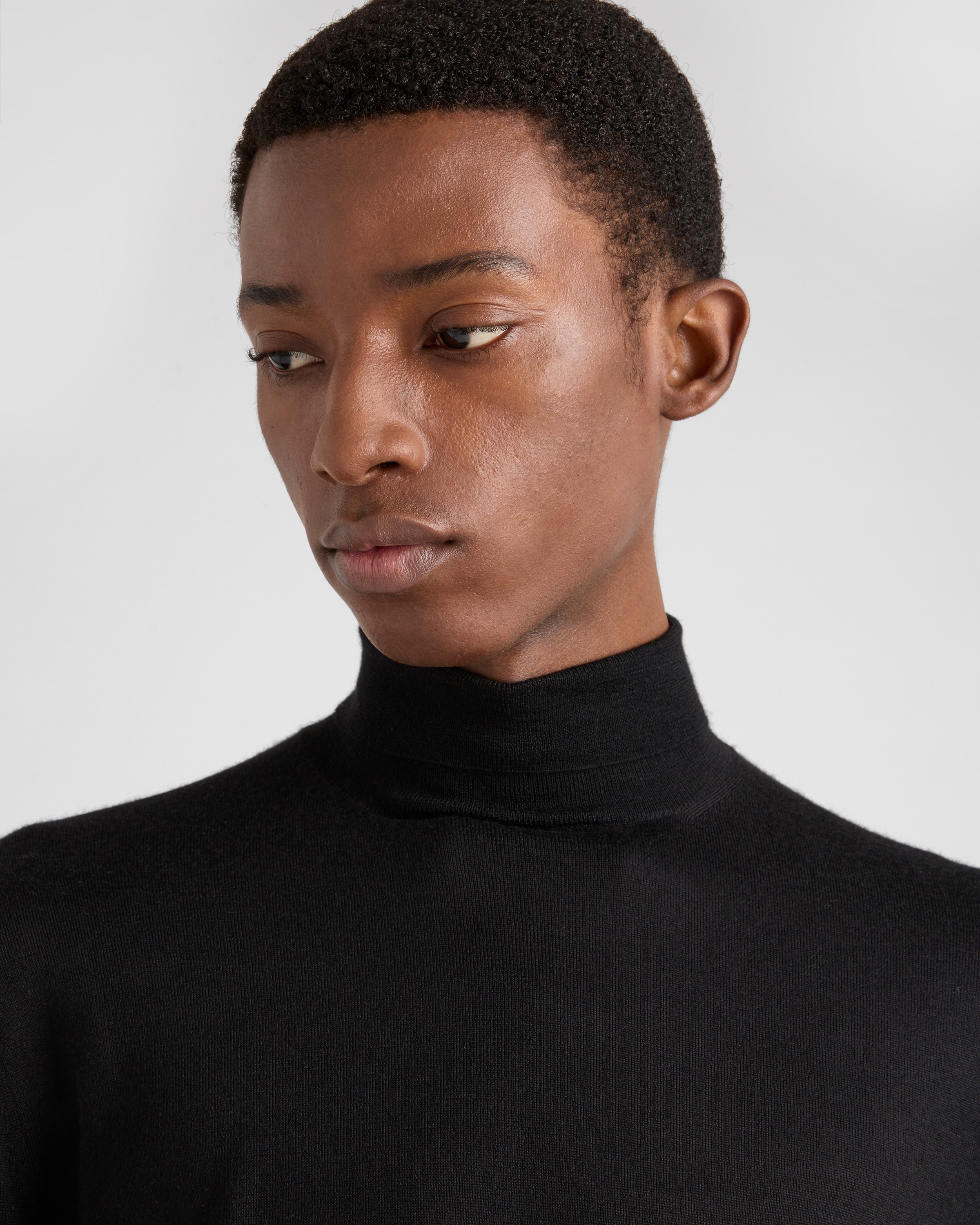 Cashmere and silk turtleneck sweater - 3
