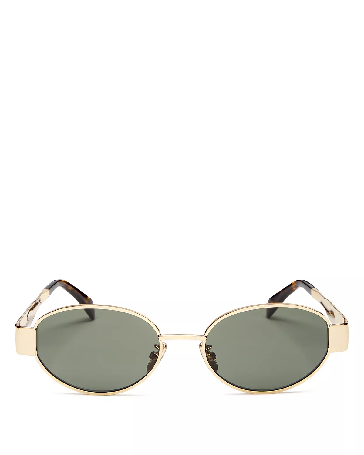 Triomphe Metal Round Sunglasses, 54mm - 5