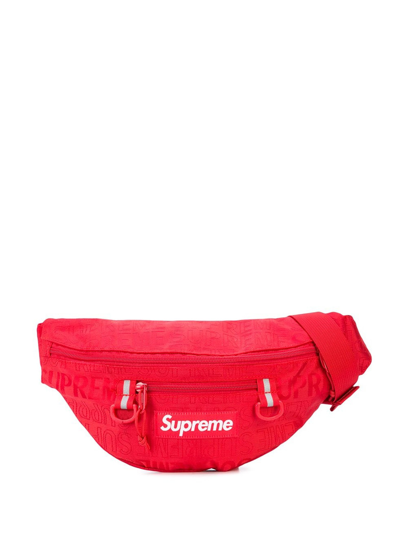 logo print belt bag - 1