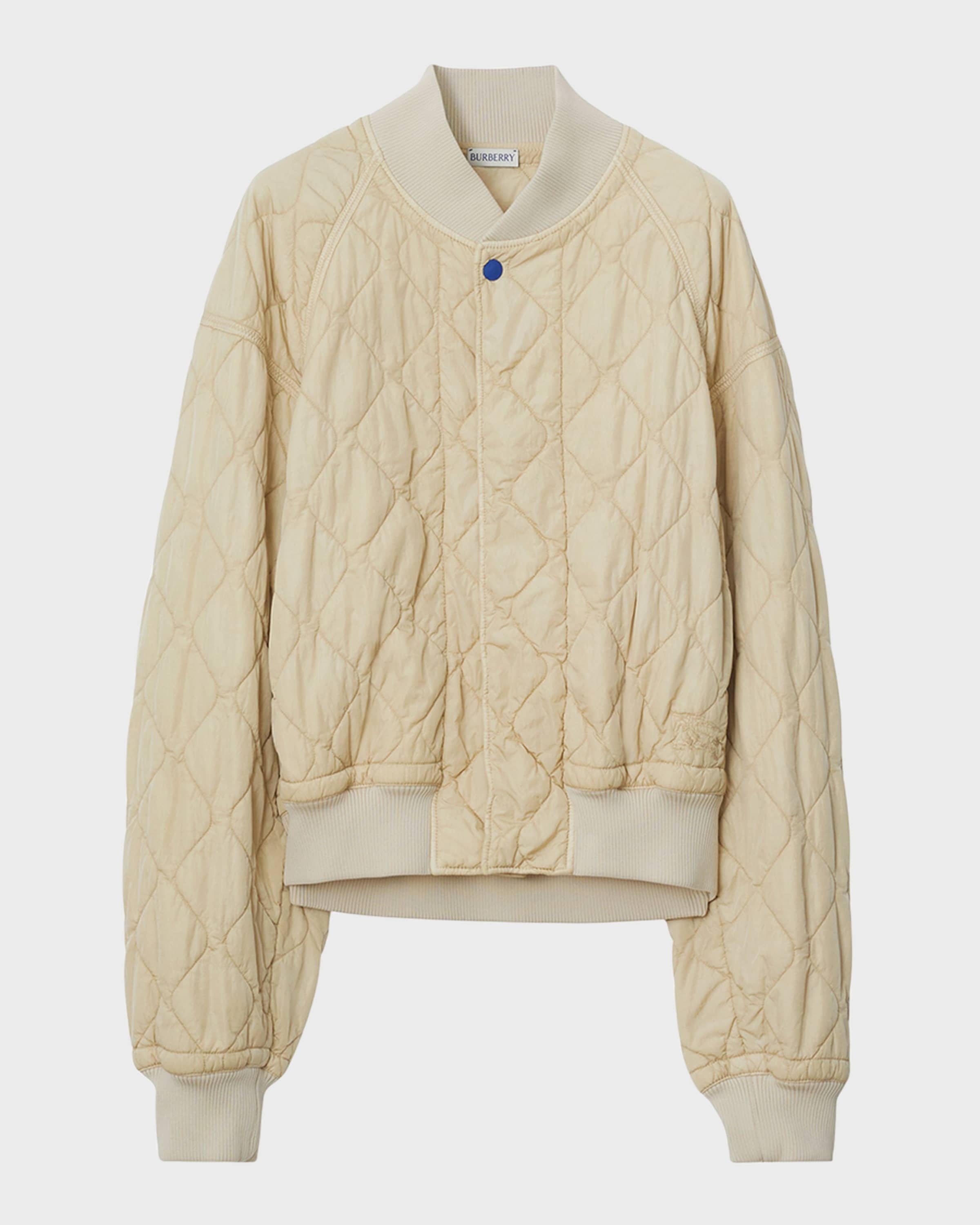 Quilted Bomber Jacket - 1