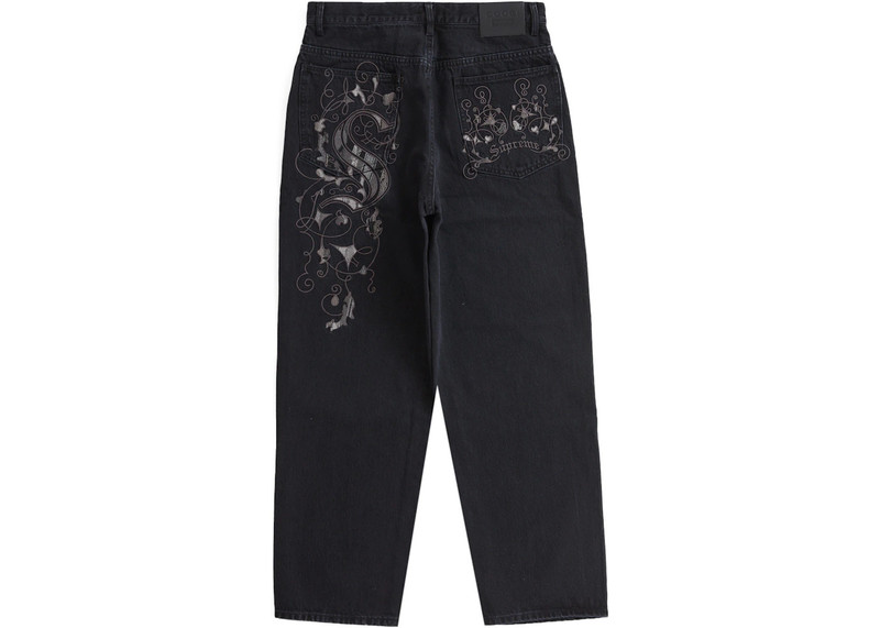 Supreme Supreme Coogi Baggy Jean Black outlook