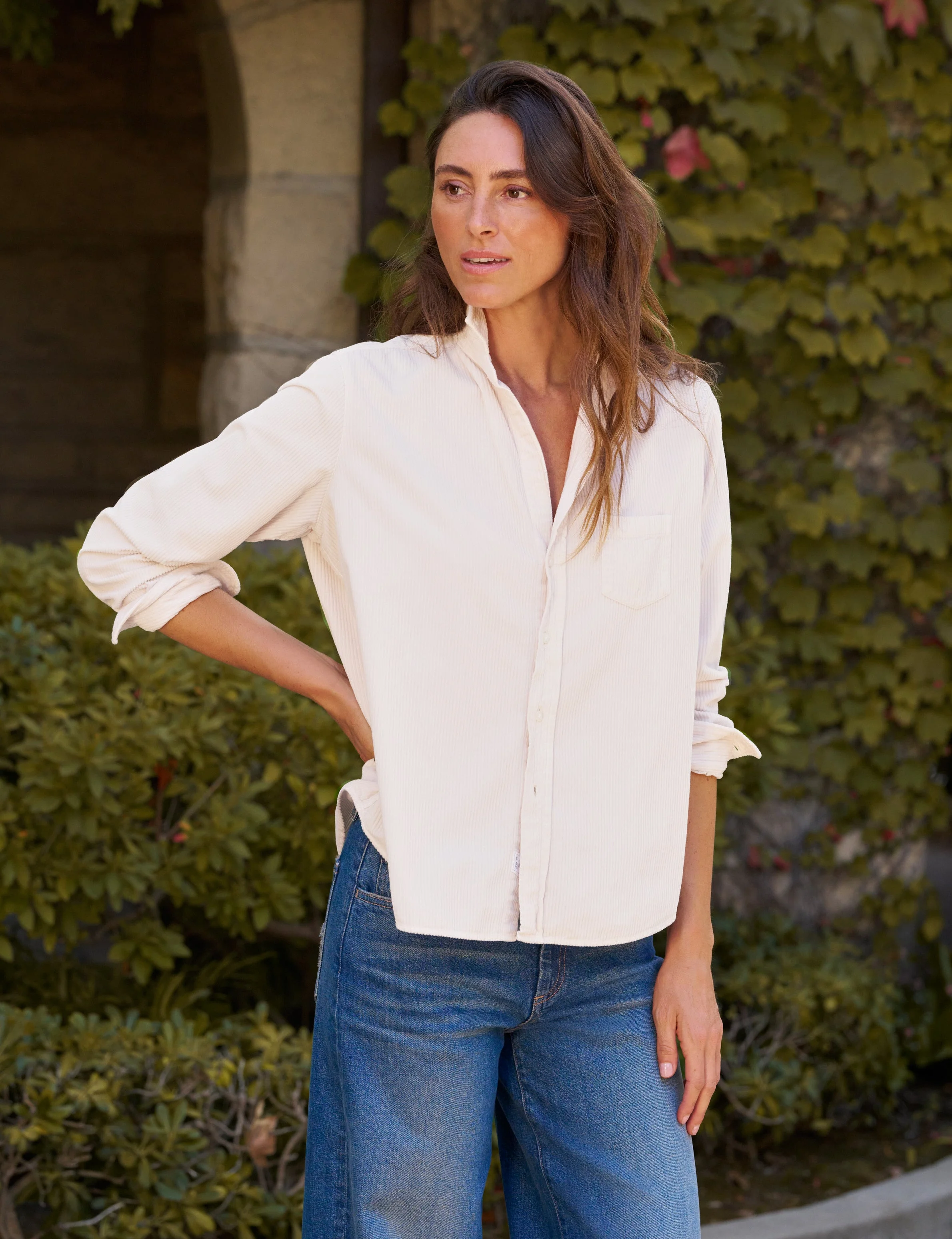 Relaxed Button-Up Shirt - 1