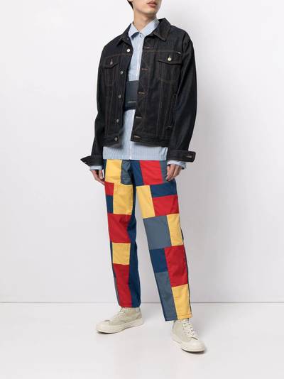 Comme des Garçons SHIRT patchwork tapered trousers outlook