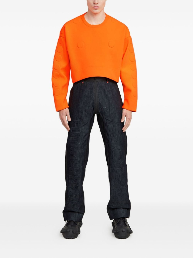 Walter Van Beirendonck x G-Star embossed sweater outlook