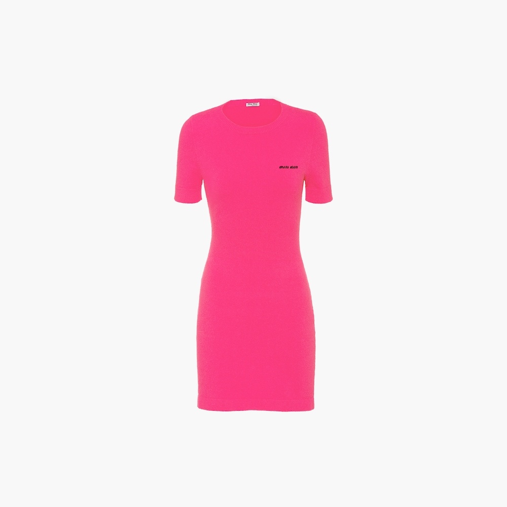 Cotton bouclé dress - 1