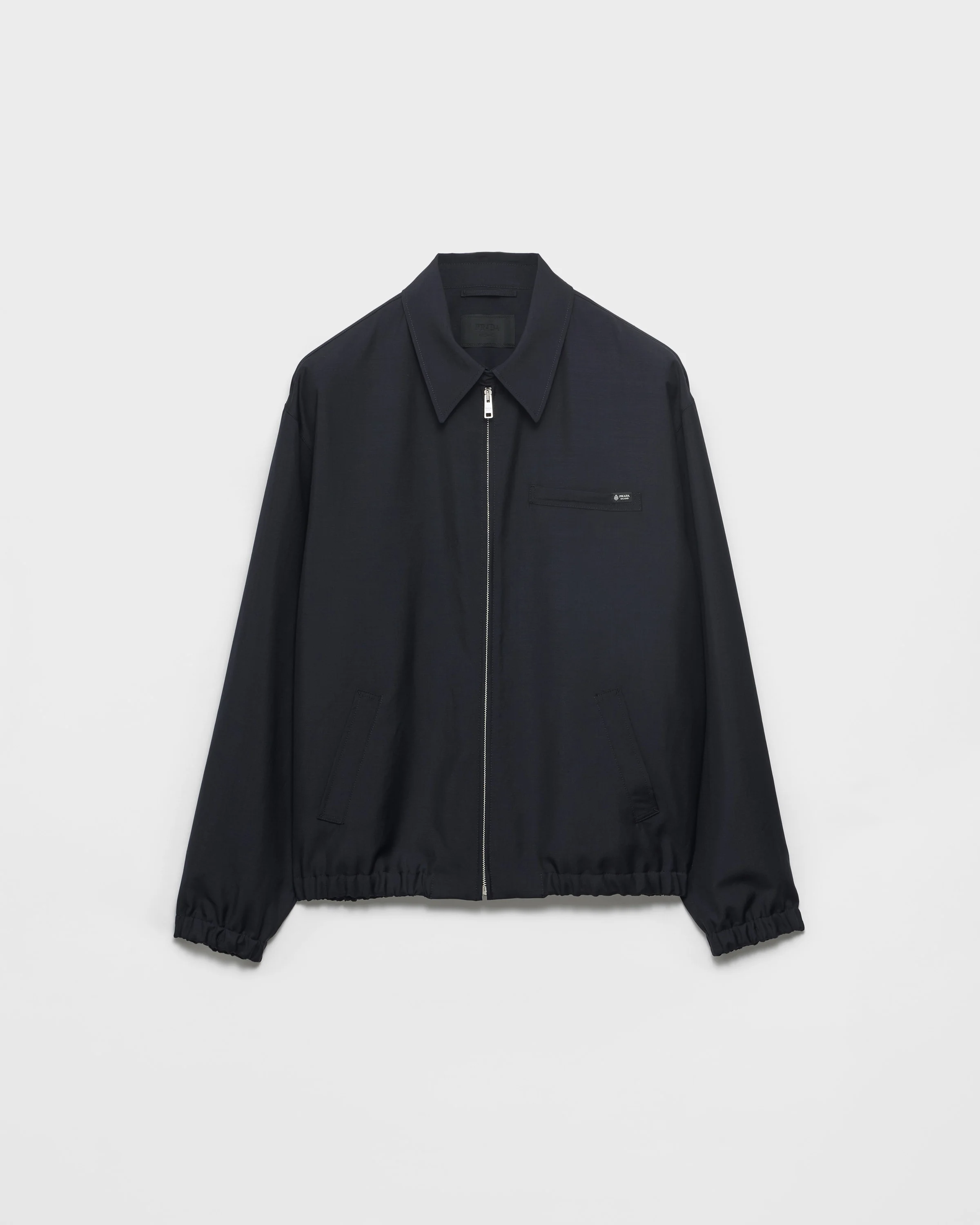 Mohair wool blouson jacket - 1