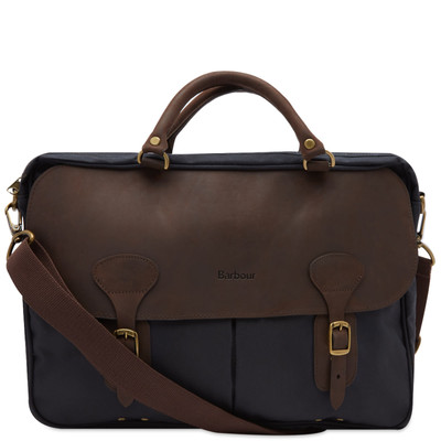 Barbour Barbour Wax Leather Briefcase outlook