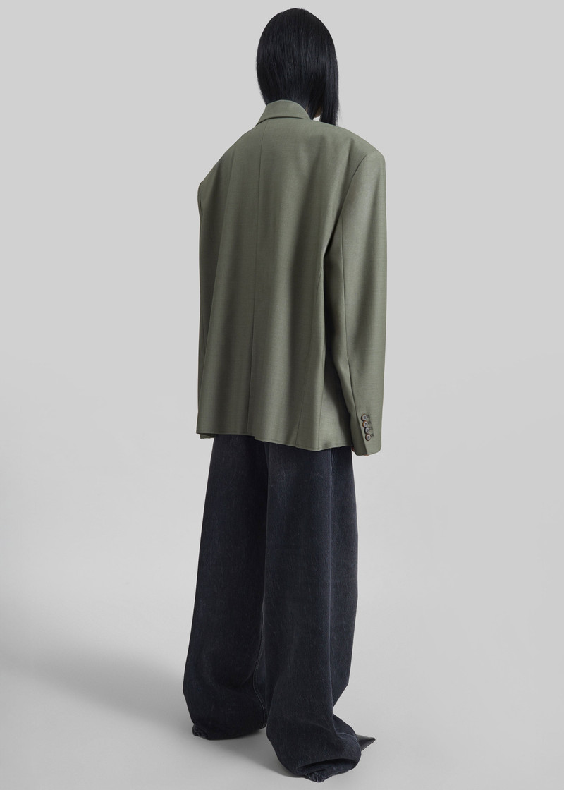 Valter Oversized Blazer - Pale Olive 9