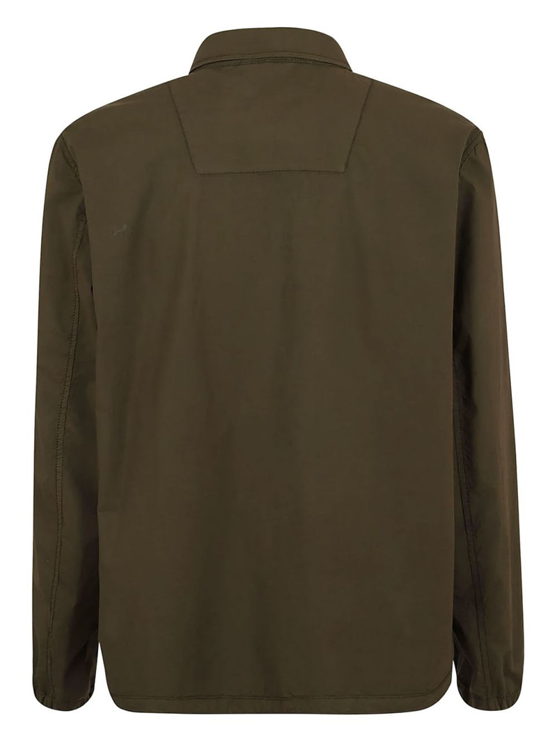 Herno press-stud fastening shirt jacket outlook