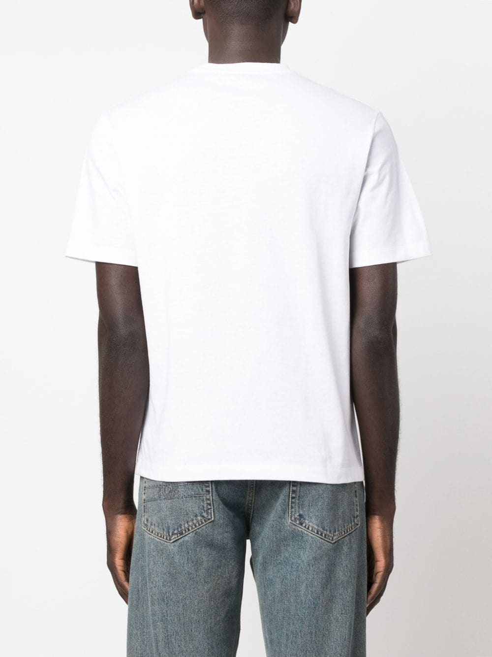 logo-stripe crew-neck T-shirt - 4