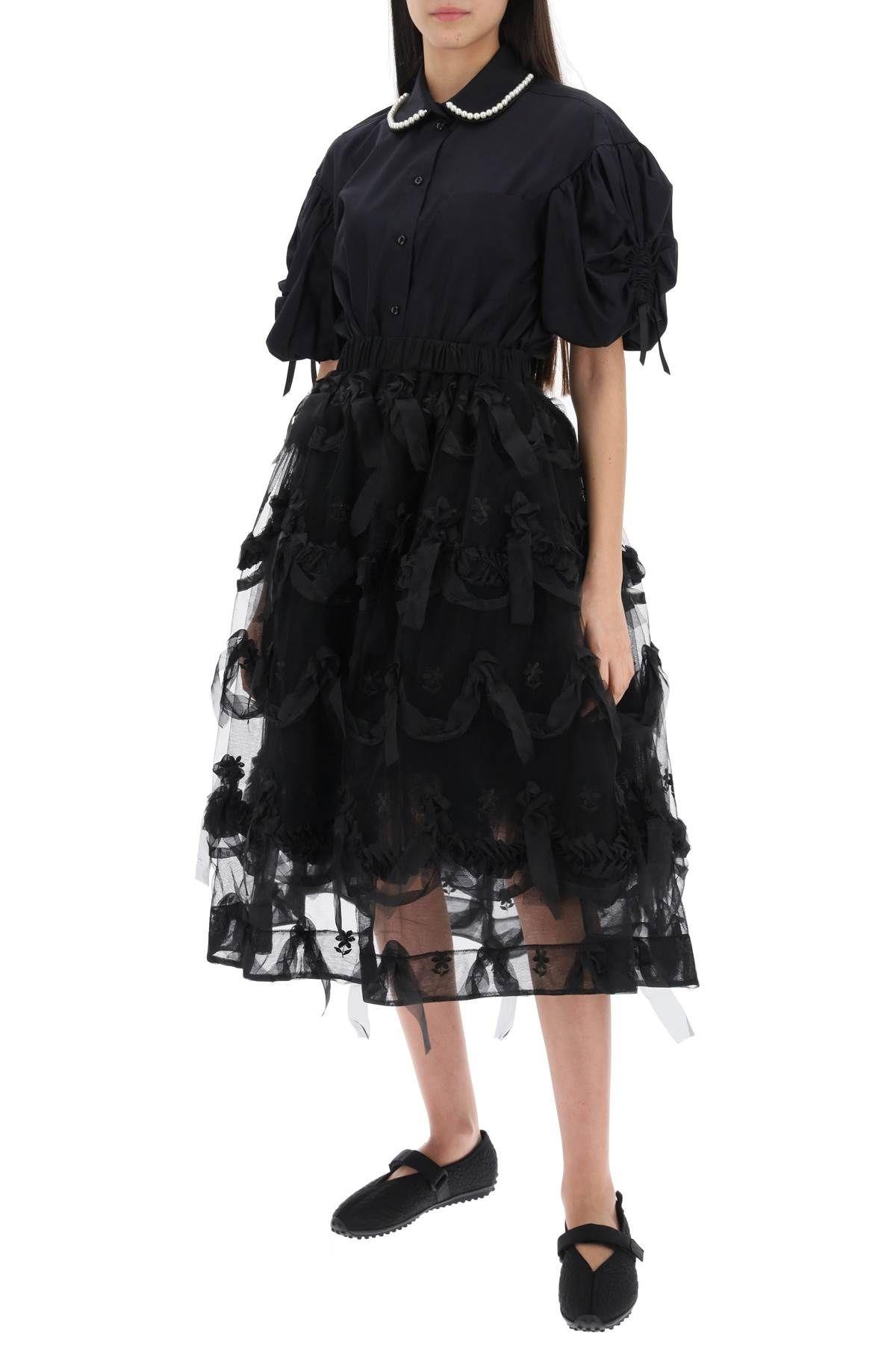 Simone Rocha Embroidered tulle tutu skirt Simone Rocha | REVERSIBLE