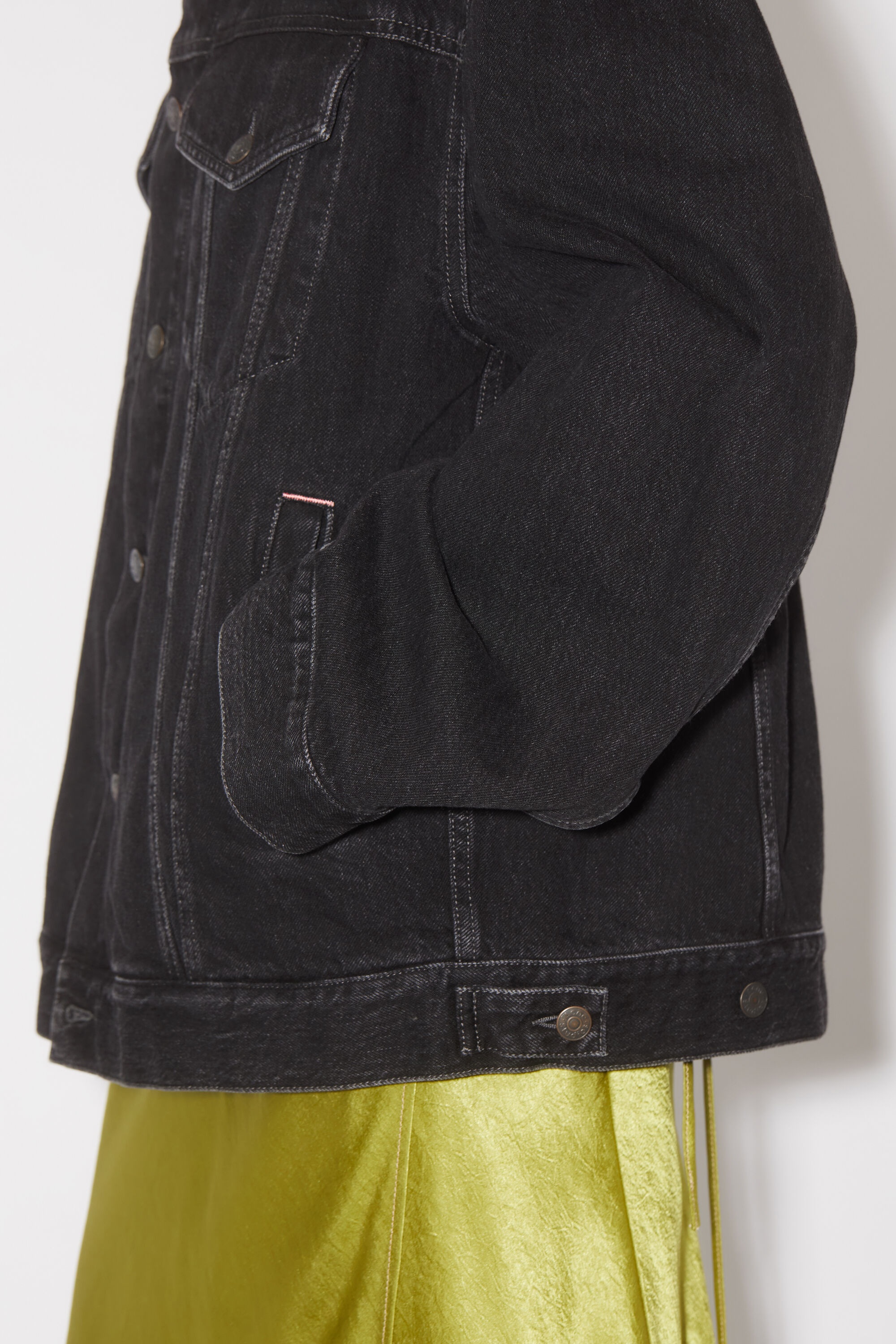 Denim jacket - Oversized unisex fit - Black - 5