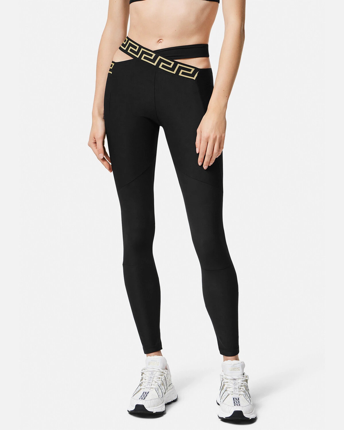 Greca Border Gym Leggings - 3