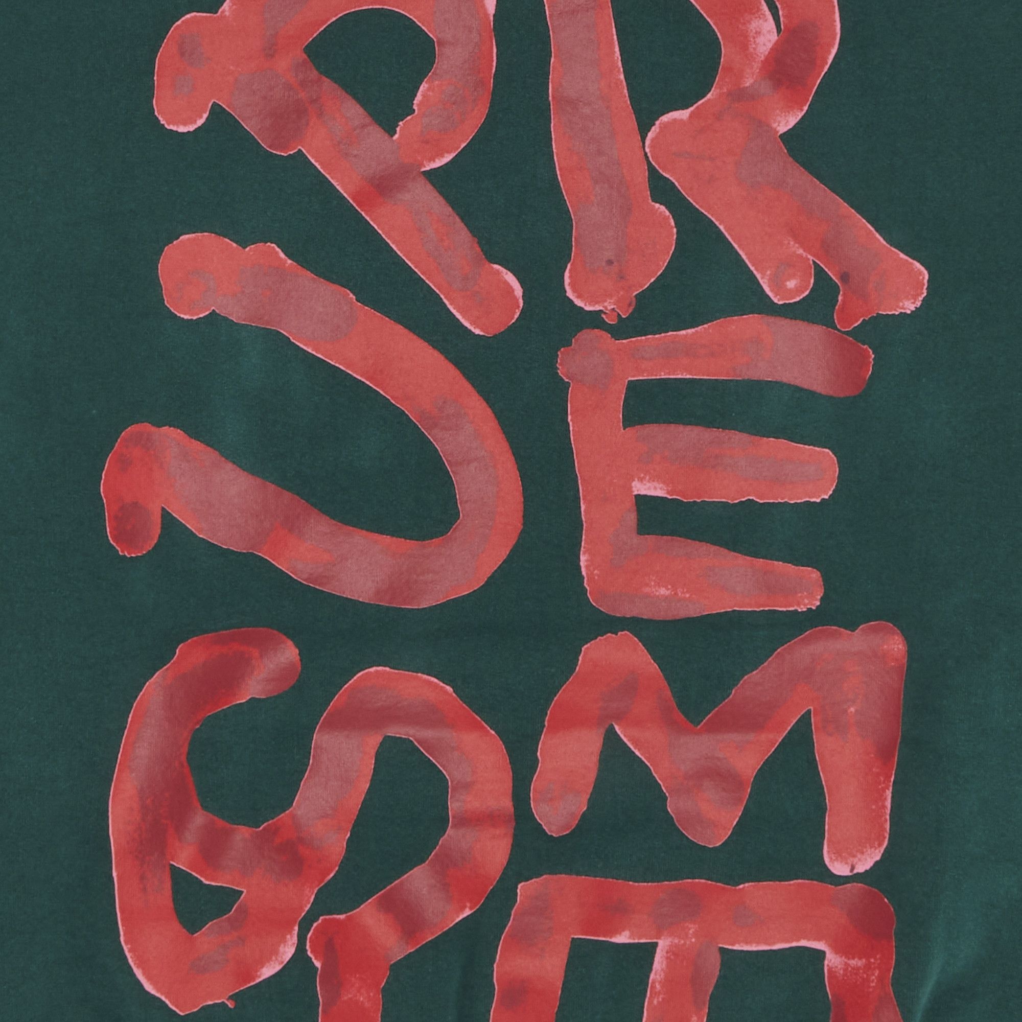 Supreme Paint Hooded Sweatshirt 'Dark Green' - 3