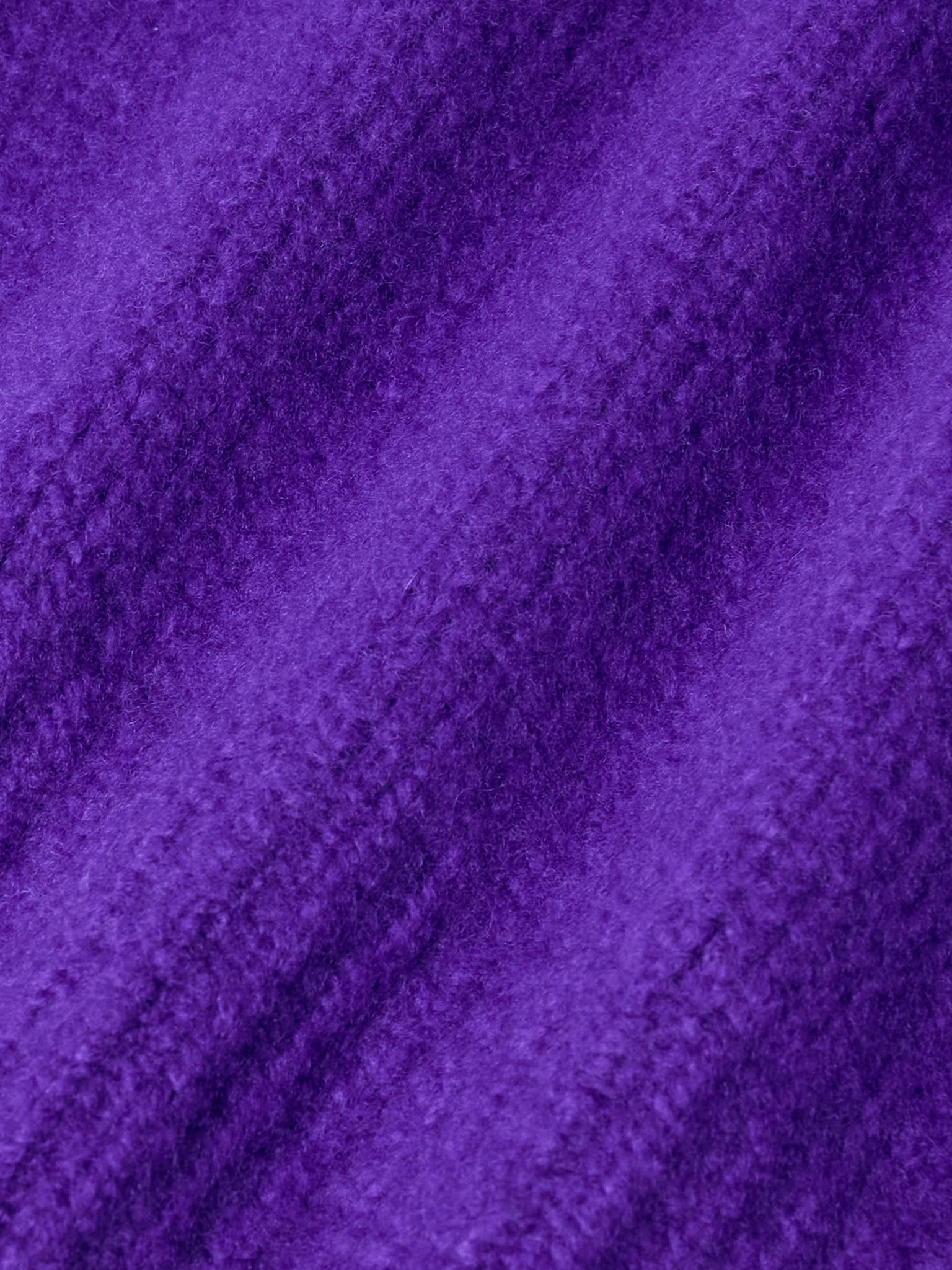 Brushed-Cashmere Sweater Purple - 5