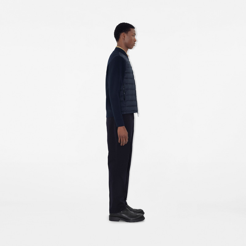 Quilted Nylon and Wool Jacket 3