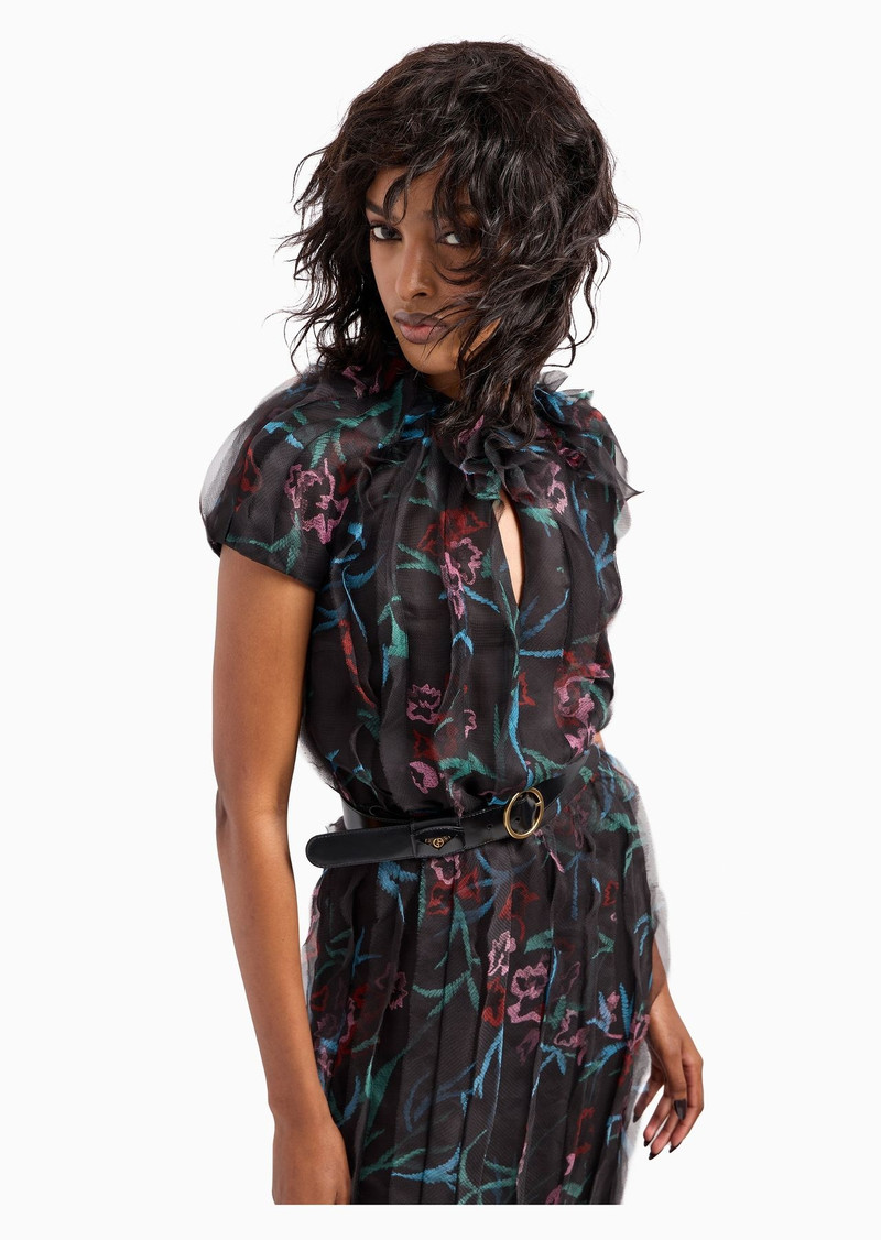 Brushed leather belt 4