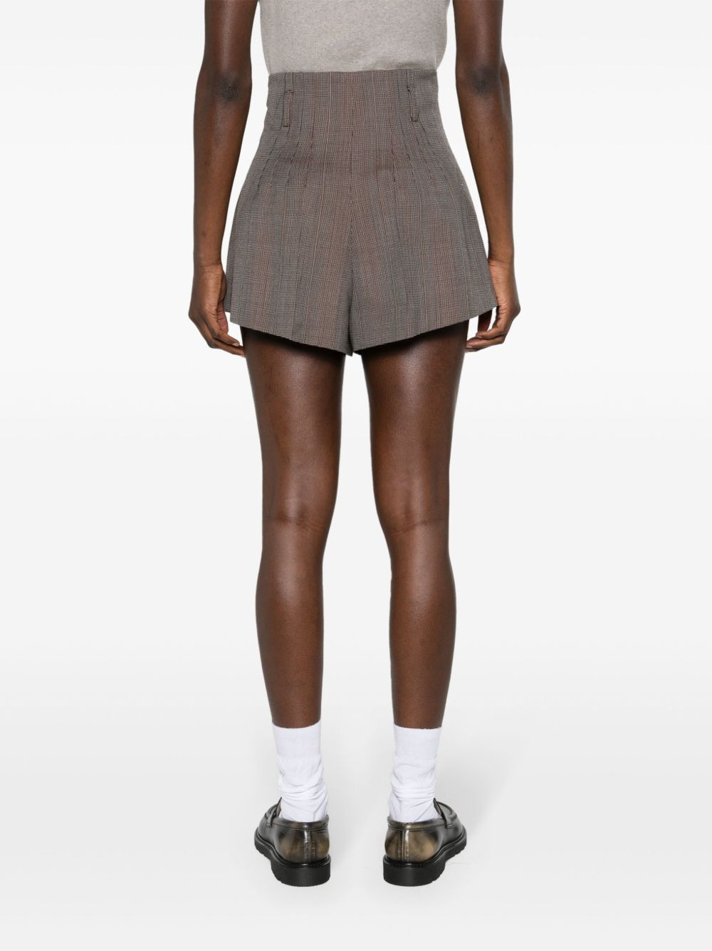 high-waist tailored shorts - 4