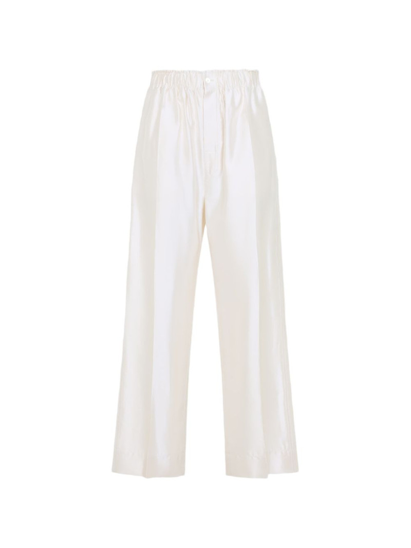 elasticated-waist wide-leg trousers 1