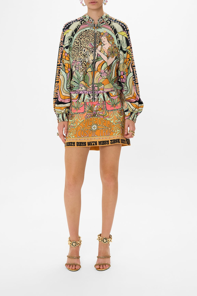 CAMILLA PANELLED SLEEVE BLOUSON BOMBER outlook