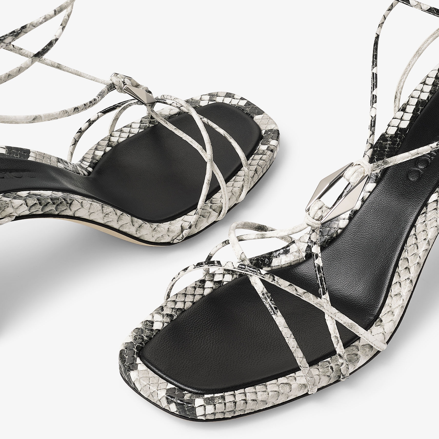 Onyxia 70
Roccia Snake Print Sandals - 3