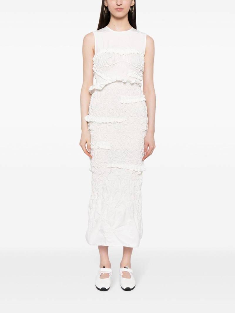 CECILIE BAHNSEN Vanda ruffled midi dress outlook