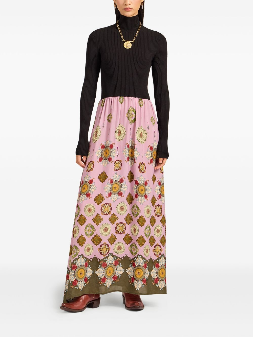 Lunaria turtleneck maxi dress - 2
