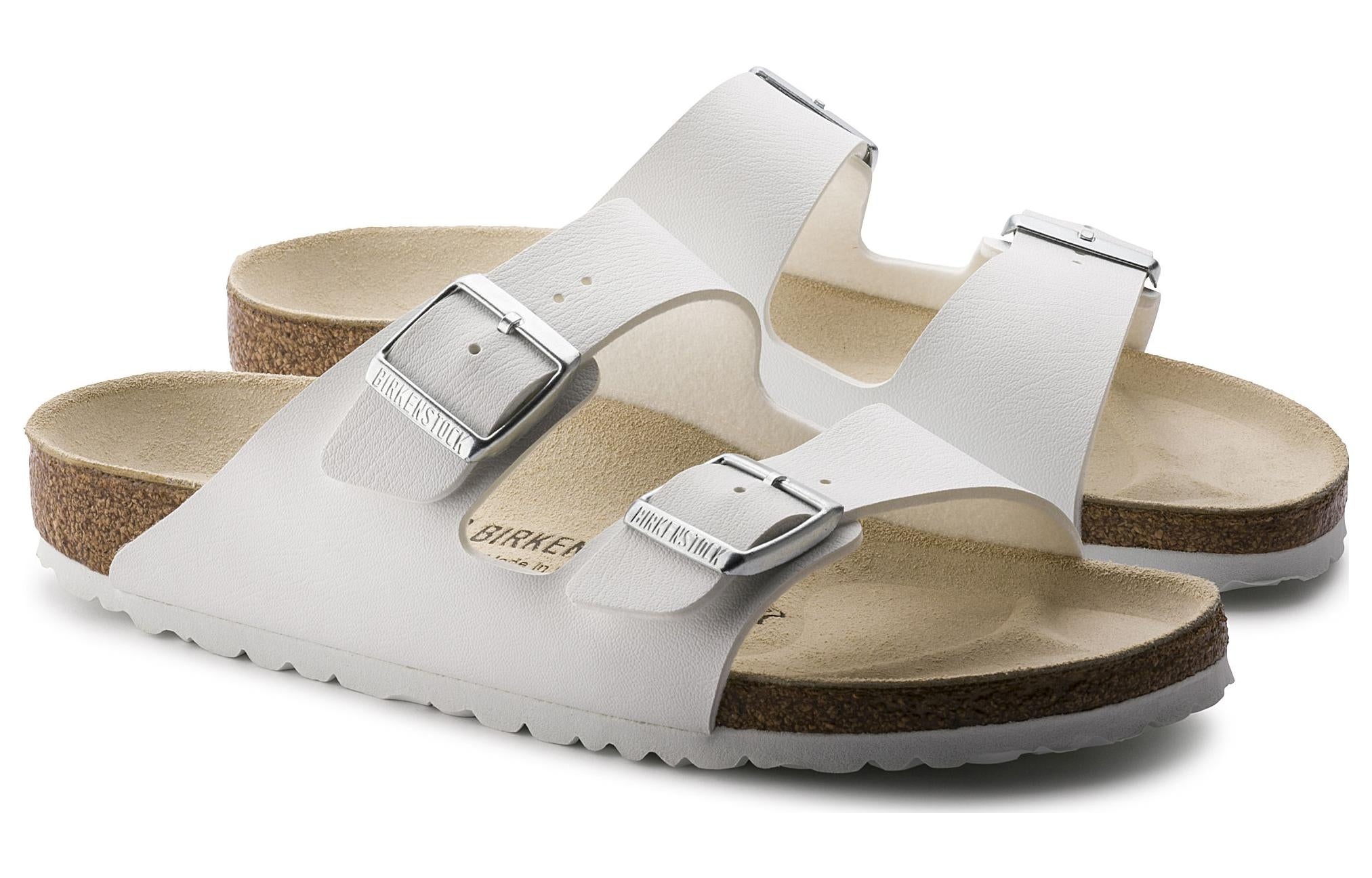 Birkenstock Arizona Birko Flor Narrow Fit 'White' 0051733 - 3