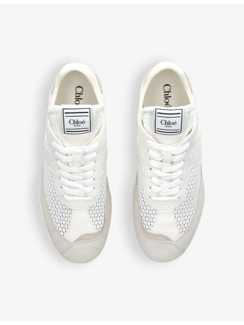 Kick brand-patch low-top suede trainers - 2