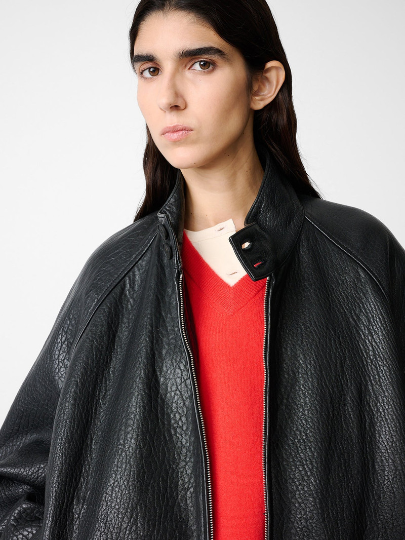 Over Leather Jacket 11