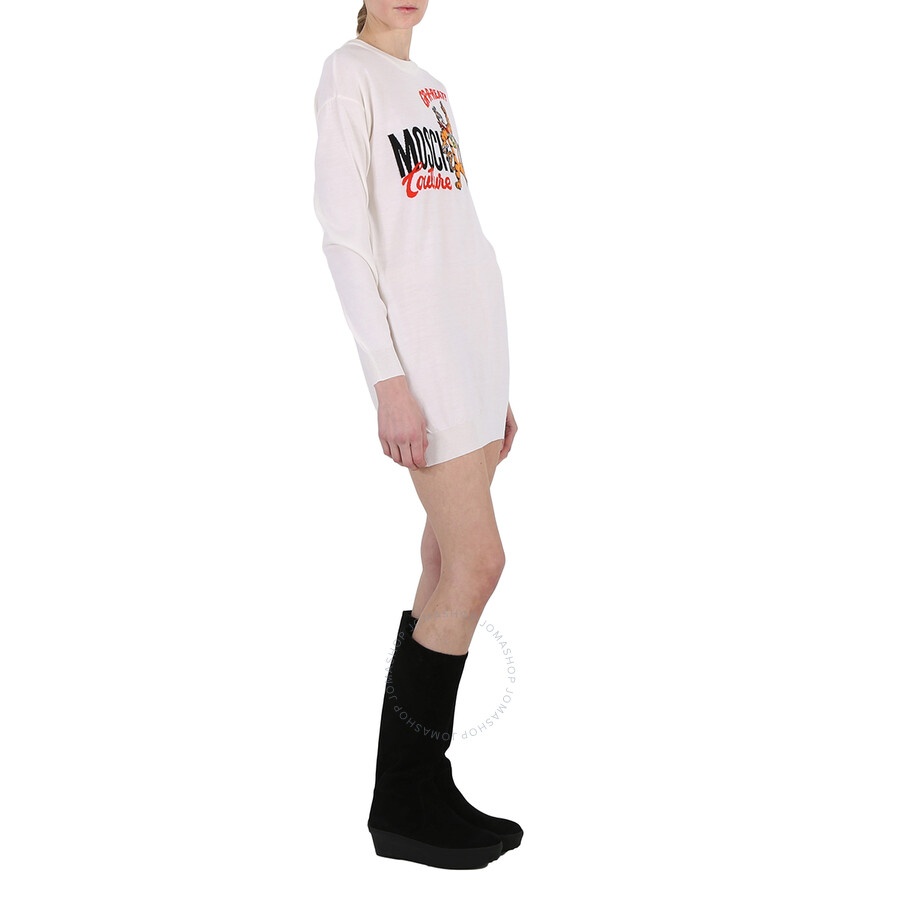 Moschino x Kellogg's Tony the Tiger Graphic Sweater Dress - 6
