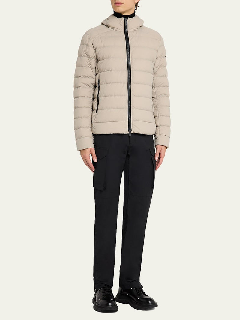 Canada Goose Men's Crofton Packable Quilted Matte Ripstop Hoodie outlook