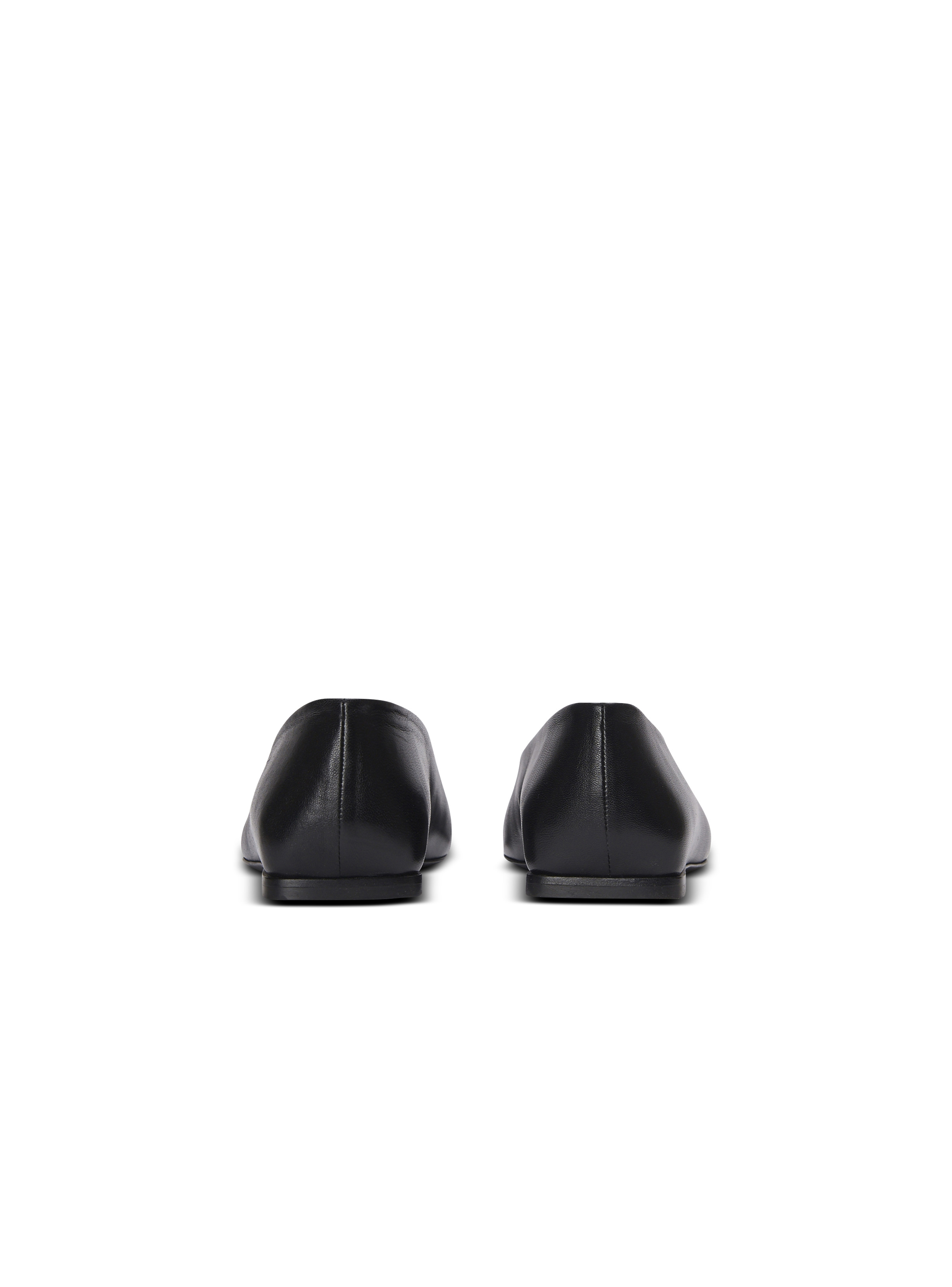 Safety Pin ballet flats in gathered lambskin - 4