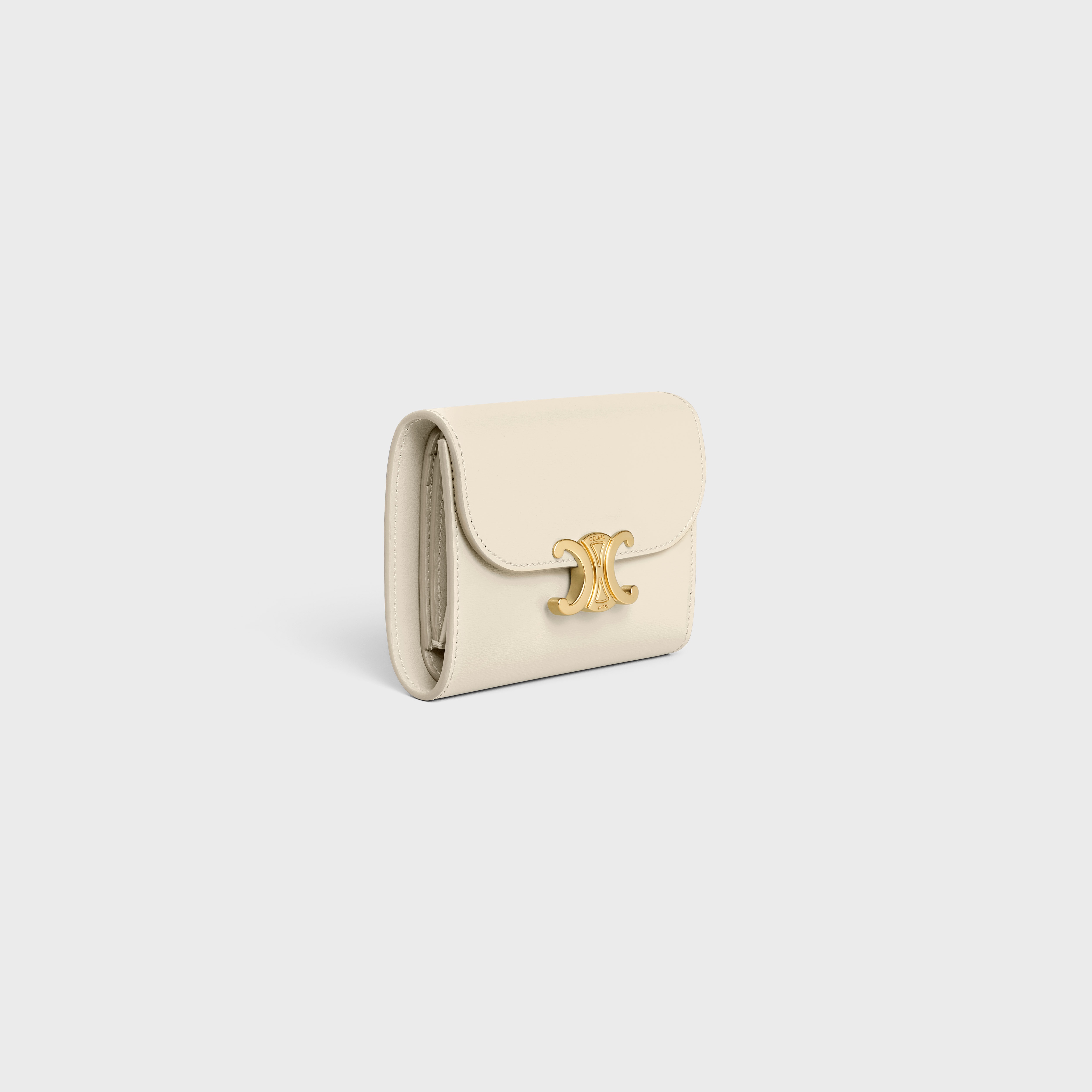 Small Wallet TRIOMPHE in Shiny calfskin - 2